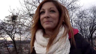 Pick-uper pays Euro couple for him to fuck the wife