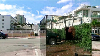 A sexy chick that loves hard dick is fucked right in the street