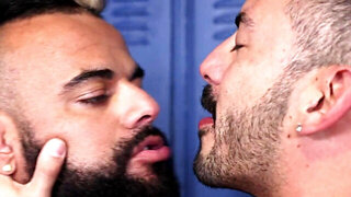 Tanned muscular lad is getting fucked by a zealous Latino