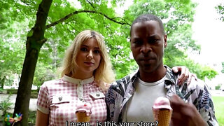 Blonde beauty is going to cuck her kinky BBC boyfriend