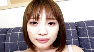 Alluring Asian beauty gives in to her landlord's dick