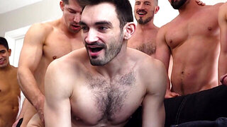 Bearded bottom with a great body lets the man ravage him
