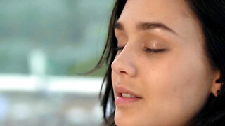 Horny Brunette Jerks Her Pussy With A Dildo On A Chair