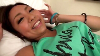 Japanese boy impales slender beauty in hotel room