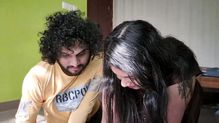 Walking into the room and seeing the big ass of the woman