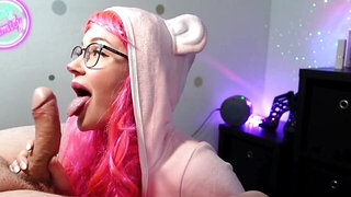 Cosplaying German stepsister lets him put it right in