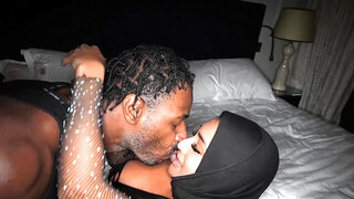 Bengali babe Yasmina Khan pounded by a black cock