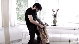 Bearded man gets a mouth full of pussy before screwing