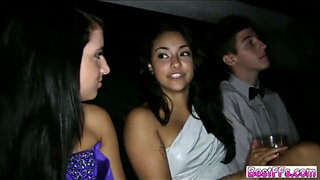Lovely teens fucked during the prom