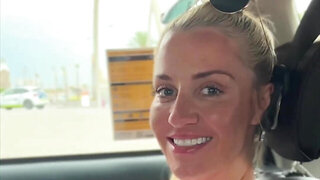 Sienna Day has a date with her partner in Barcelona