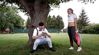 Mature lady has her latest boytoy to fuck and ride