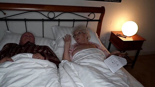 Fetish action with horny blonde GILF Norma B and Rob