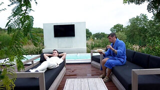 Amazing hippie hoe opens her legs for a new big dick daddy