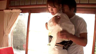 Seductive Japanese girl is going to take his BIG dick