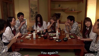 Japanese fetish video with a couple of college babes