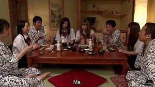 Japanese fetish video with a couple of college babes