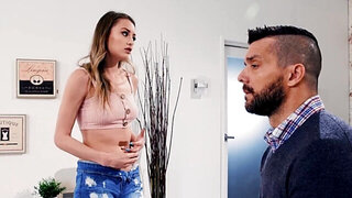 Tiny babe is going to get her asshole destroyed here