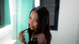 Lia Lin bending over and having sex with a large dick