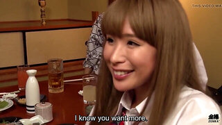 Japanese fetish video with a couple of college babes