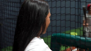 Cute Indian girl deepthroating and riding a BWC in POV