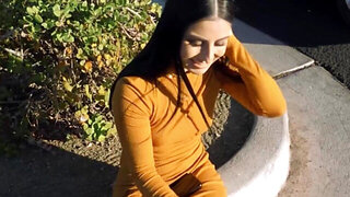 Brunette with a very expressive face fucked deeper