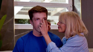 Stepmom is going to sneakily suck him off and fuck him