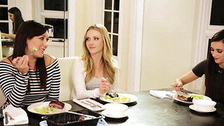 Multiple ogasms for the sneaky lesbian harlots