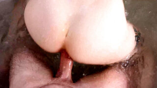 Cute brunette Jackie Hoff surrenders herself to a BWC