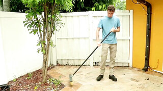 Super hot MILF Justine Jakobs gets fucked by a lad