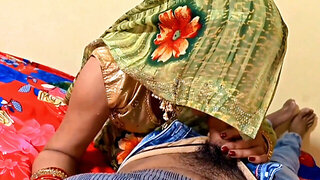 Newlyweds from India enjoying POV oral and cock riding