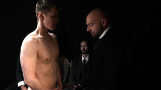 Sage Roux getting examined by the dominant masters