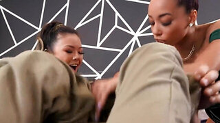 Threesome with non-white hotties who look incredible