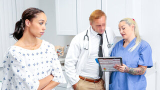 Tanned cutie leaves horny doctor fuck her brains out