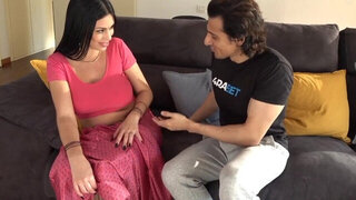 Busty Indian wife receives endless inches in her succulent holes