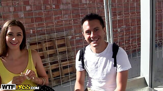 Sexy pickup girl Leila plays hot games scene 3