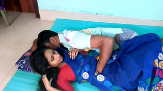 Fucking the Indian wife in missionary after oral sex