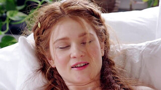 High ranking masturbation session with a redhead