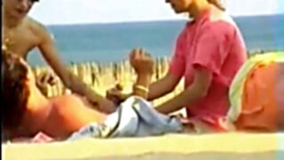 Swinger outdoor beach group-poke ! Public lovemaking! Part II