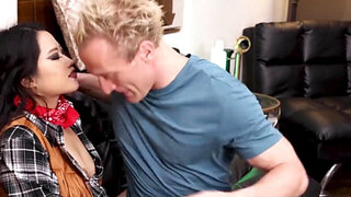 Alona Bloom makes his old cock harder than ever before