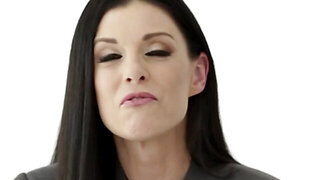 Pale-skinned diva loves being treated like desperate cock lover