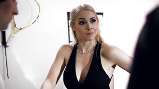 Big boobs blonde MILF wants to help him stay motivated