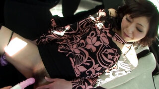 This cute Asian chick loves when her man is using toys on her pussy