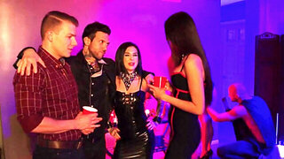Joanna Angel finds handsome fucker Small Hands at the party