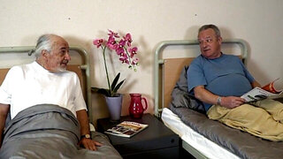 Grandpa is going to get so horny after taking a pill