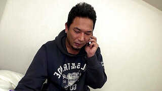 Skinny Asian babe gets rammed by her latest client