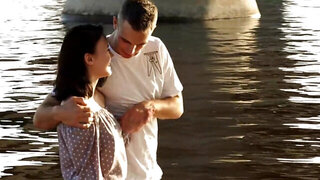 Cute pale coed Sara Rich has anal and oral sex with her bf