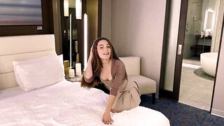 Ten whore with small tits wants to get rammed everywhere