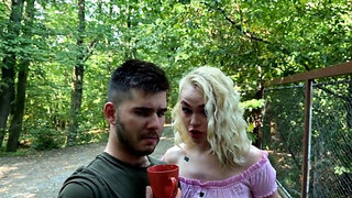 Cuckolding session with a thieving blonde who wants dick