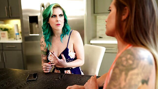 Exotic hot friends seduces roommate with BBC to fuck them