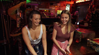 Brunette gives it a nice BJ before fucking